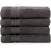 image:imageWashcloths Set 100 Cotton Gray OekoTex Terry Cotton Soft and Absorbent Wash Cloths for Your Body Face Towel for Washing Face Set of Four 13 in x 13 in