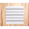 image:imageWashcloths Set 100 Cotton White Soft and Absorbent Terry Towels Modern Stripe Reusable Fingertip Towels Quick Drying 13 in x 13 in 4 Pack Gray