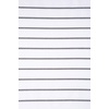 image:imageWhite Shower Curtain for Bathroom Fabric Shower Curtains 72x72 in Farmhouse Boho White and Gray Striped Woven