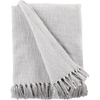 image:imageCotton Throw Blanket for couch 60x50 in Gray Boho Woven Throw with Fringe Textured Throw Blankets Thick and Durable Decorative Throw