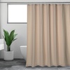image:imageFabric Shower Curtains for Bathroom Tan Waffle Weave 72x72 in Farmhouse Boho Shower Curtains Cotton Polyester Blend