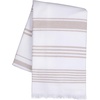 image:imageSticky Toffee Turkish Bath and Beach Towel Tan Hammam 65 x 35 in Soft Absorbent Cotton with Terry Backing