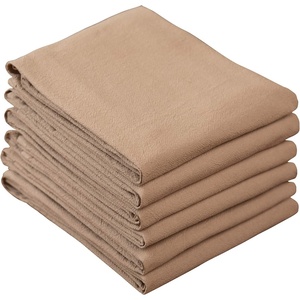 image:imageFlour Sack Kitchen Towels 100 Cotton Tan Set of 6 Crinkle Finish Tea Towels Low Lint and Absorbent Dish Towels for Kitchen OekoTex Cotton 28 in x 29 in