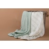 image:imageSticky Toffee Muslin Swaddle Baby Blanket Mint Green and Cream Dots 47 x 47 in Soft Breathable OekoTex Cotton Newborn Wrap and Receiving Blanket