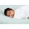 image:imageSticky Toffee Muslin Swaddle Baby Blanket Mint Green and Cream Dots 47 x 47 in Soft Breathable OekoTex Cotton Newborn Wrap and Receiving Blanket