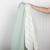 image:imageSticky Toffee Muslin Swaddle Baby Blanket Mint Green and Cream Dots 47 x 47 in Soft Breathable OekoTex Cotton Newborn Wrap and Receiving Blanket