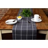 image:imageTable Runner Cotton Farmhouse Plaid 14x72 in Table Dcor for Kitchen or Dining Gray Cloth Woven Table Runners
