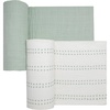 image:imageSticky Toffee Muslin Swaddle Baby Blanket Mint Green and Cream Dots 47 x 47 in Soft Breathable OekoTex Cotton Newborn Wrap and Receiving Blanket
