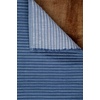 image:imagePlacemats Set of 4 Woven Cloth Placemat Set 14x19 in Blue Large Ribbed Place Mats for Kitchen or Dining Table Washable Cotton Table Mats