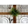 image:imagePlacemats Set of 4 Woven Cloth Placemat Set 14x19 in Cream Farmhouse Plaid Place Mats for Kitchen or Dining Table Washable Cotton Table Mats