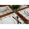 image:imagePlacemats Set of 4 Woven Cloth Placemat Set 14x19 in Cream Farmhouse Plaid Place Mats for Kitchen or Dining Table Washable Cotton Table Mats