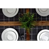 image:imagePlacemats Set of 4 Woven Cloth Placemat Set 14x19 in Gray Farmhouse Plaid Place Mats for Kitchen or Dining Table Washable Cotton Table Mats