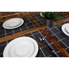 image:imagePlacemats Set of 4 Woven Cloth Placemat Set 14x19 in Gray Farmhouse Plaid Place Mats for Kitchen or Dining Table Washable Cotton Table Mats