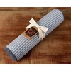 image:imagePlacemats Set of 4 Woven Cloth Placemat Set 14x19 in Gray Large Ribbed Place Mats for Kitchen or Dining Table Washable Cotton Table Mats