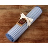 image:imageTable Runner Cotton Farmhouse Boho 14x72 in Table Dcor for Kitchen or Dining Blue Cloth Woven Ribbed Table Runners