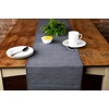 image:imageTable Runner Cotton Farmhouse Boho 14x72 in Table Dcor for Kitchen or Dining Gray Cloth Woven Ribbed Table Runners