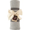 image:imageTable Runner Cotton Farmhouse Boho 14x72 in Table Dcor for Kitchen or Dining Gray Cloth Woven Striped Table Runners