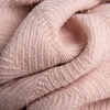 image:imageCotton Throw Blanket for Couch 60x50 in Woven Warm and Soft Lightweight Blush Pink Throw Herringbone Weave Boho Farmhouse