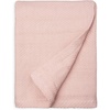 image:imageCotton Throw Blanket for Couch 60x50 in Woven Warm and Soft Lightweight Blush Pink Throw Herringbone Weave Boho Farmhouse