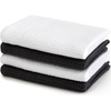 image:imageSticky Toffee Waffle Dishcloths 100 Cotton Set of 4 Gray and White Dish Cloths Sets for Kitchen Kitchen Towels Reusable Absorbent Cleaning Cloths OekoTex Cotton 12 in x 12 in JVSPKA5296